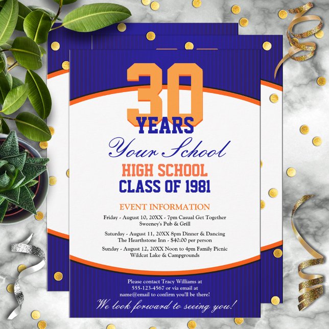 Återförening av anpassade-klass inbjudningar (Skapare uppladdad)