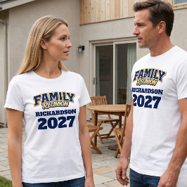 Återförening för familjen Anpassat namn år T Shirt