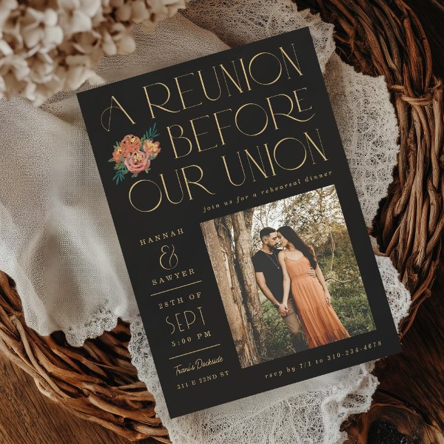 Återförening före händelserna i Bröllop Inbjudningar (Skapare uppladdad)