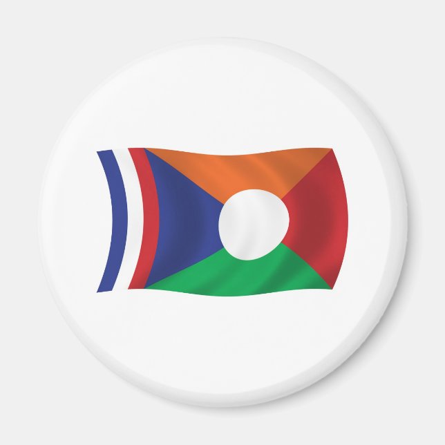 Återföreningsflaggmagnet Magnet (Framsidan)