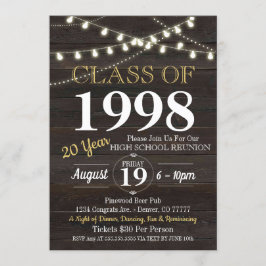 Återföreningsinbjudan - vilket år som helst! inbjudningar