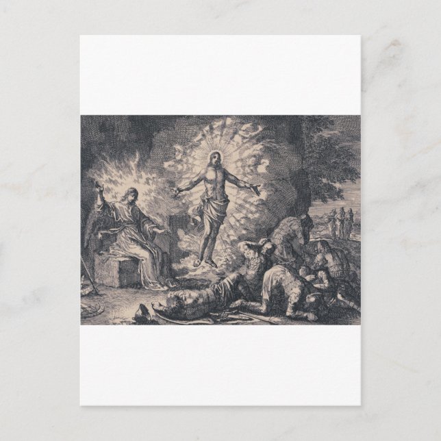 Återföring av Jesus Kristus från Jan Luyken Vykort (Framsida)