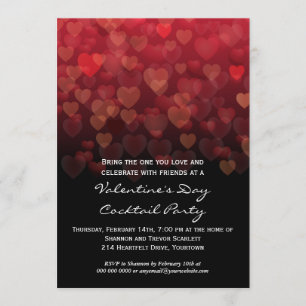 Återföringshögar Valentines day Party Inbjudningar