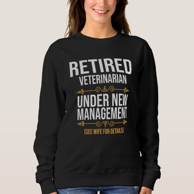 Återförsäkrad veterinär under ny ledning t shirt (Framsida)