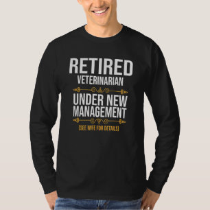 Återförsäkrad veterinär under ny ledning t shirt