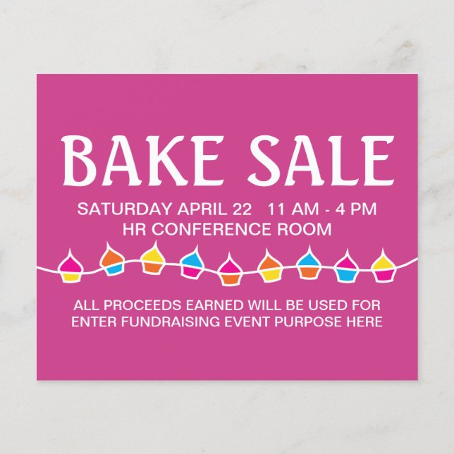 Återförsäljare av bakverk flygblad (Baksidan)