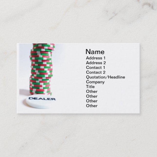 Återförsäljare Visitkort (Framsida)