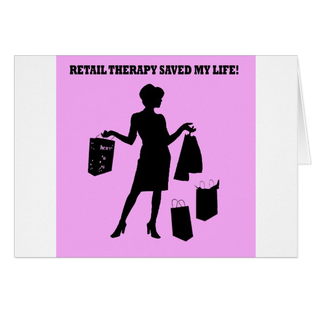 återförsäljnings- terapi hälsningskort (Framsidan Horizontal)