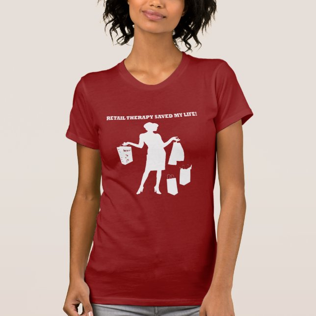 återförsäljnings- terapi tee shirt (Framsida)