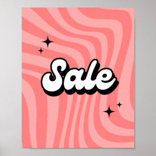 Återförsäljningsskylt, försäljning i butik poster