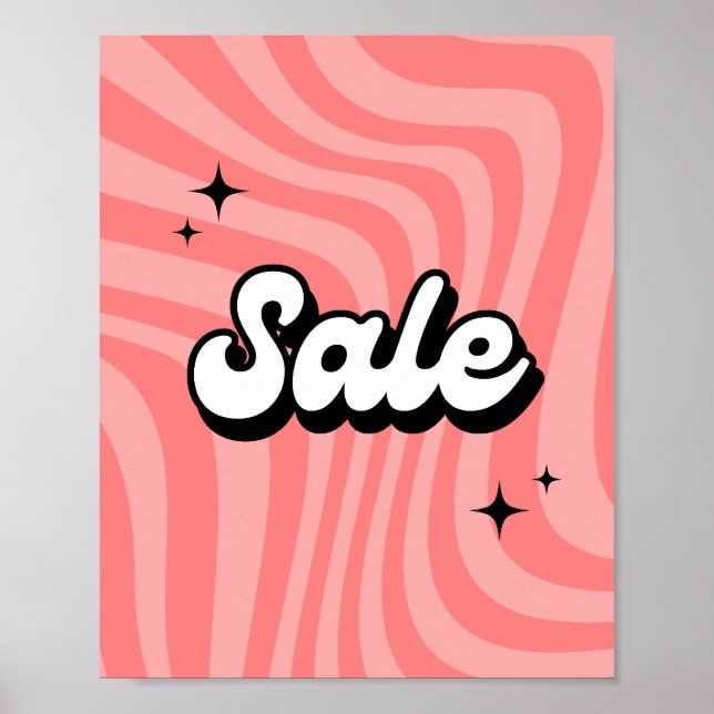 Återförsäljningsskylt, försäljning i butik poster (Framsidan)