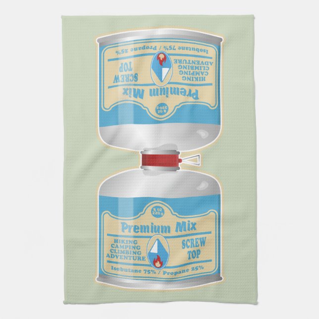 Återfyllning av gaskanister för lägerstoftar kökshandduk (Vertikal)