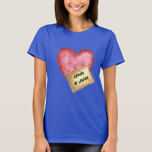 Återgå till avsändare T-Shirt (Framsida)