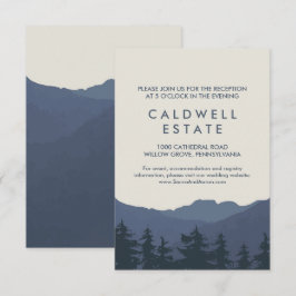 Återgå till bergsbröllopskortet inbjudningar