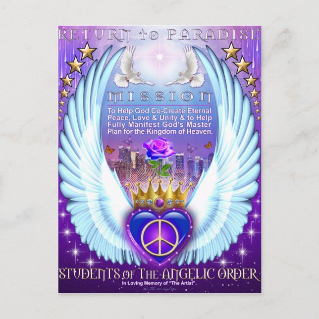 Återgå till paradise Uppdrag Vykort (Framsida)