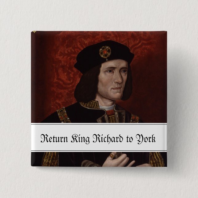 Återgång kung Richard III till York Knapp (Framsida)