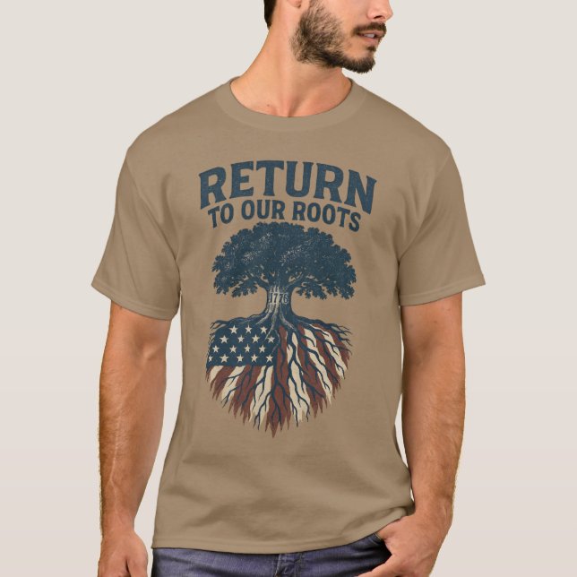 ÅTERGÅNG TILL VÅRA ROOTER T SHIRT (Framsida)