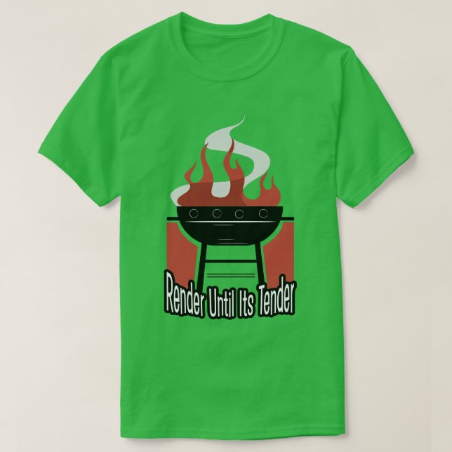 Återge till sitt bud BBQ Barbeque Grill Grillin T Shirt (Design framsida)