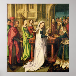 Återgivning av Kristus i tempelet, 1500 Poster