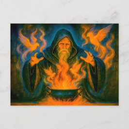 Återgivningsbild i mörk oljemålning stil helg vykort