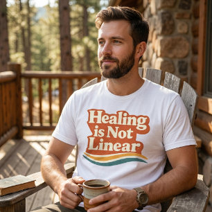 Återhämtning är inte linjär - Psykisk Hälsomedvete T Shirt