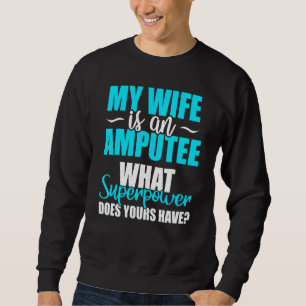 Återhämtning av Amputee Humor Leg Arm 5 Lång Ärmad Tröja
