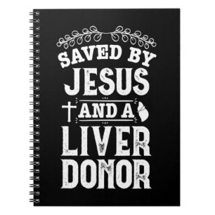 Återhämtning av levertransplantation av Jesus orga Anteckningsbok