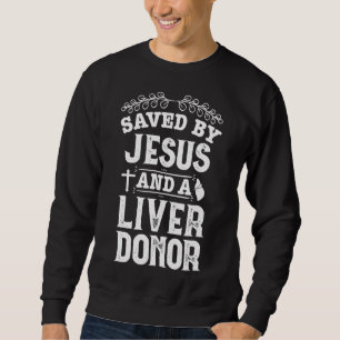 Återhämtning av levertransplantation av Jesus orga Lång Ärmad Tröja