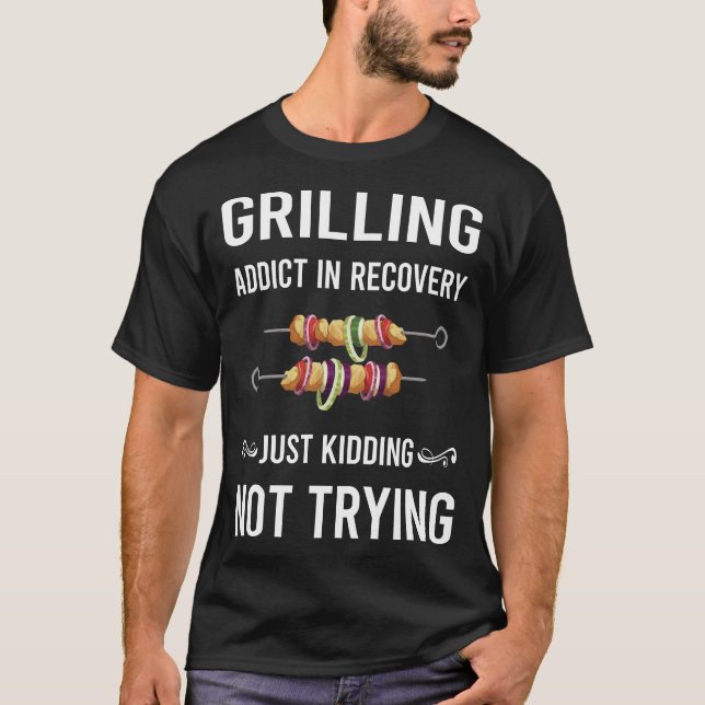Återhämtning Grillning T Shirt (Framsida)