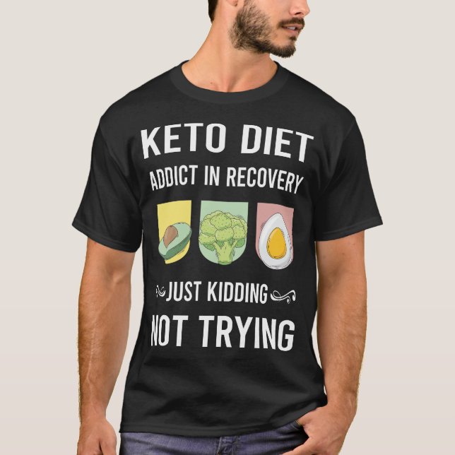 Återhämtning Keto Diet Ketogen Keton Ketos T Shirt (Framsida)