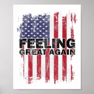 Återigen känner sig Underbar Trump 2024 American U Poster