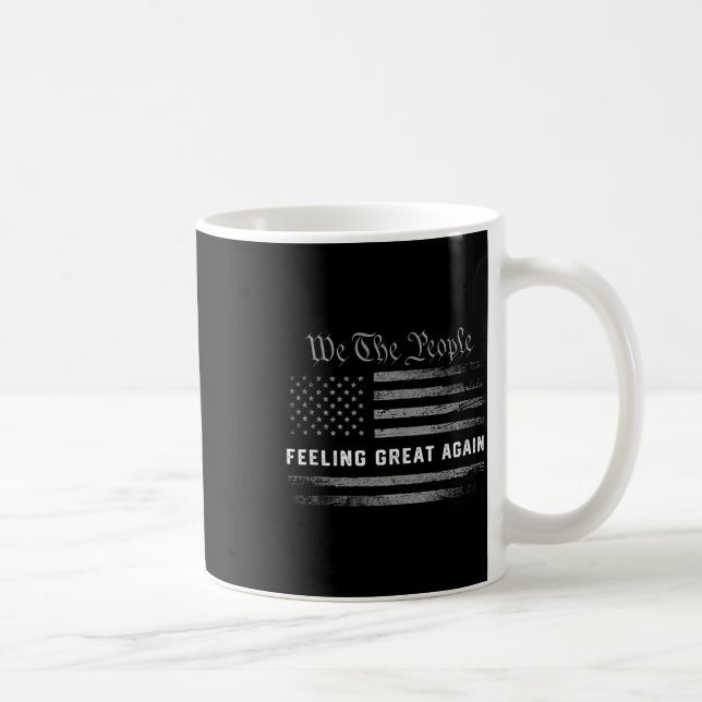 Återigen känner Underbar trend 2024 Kaffemugg (Höger)