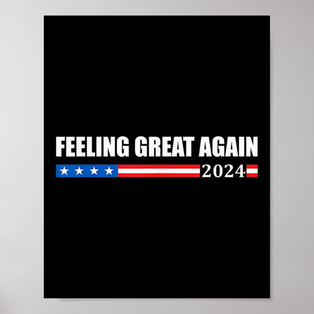 Återigen känner Underbar trend 2024 Poster (Framsidan)