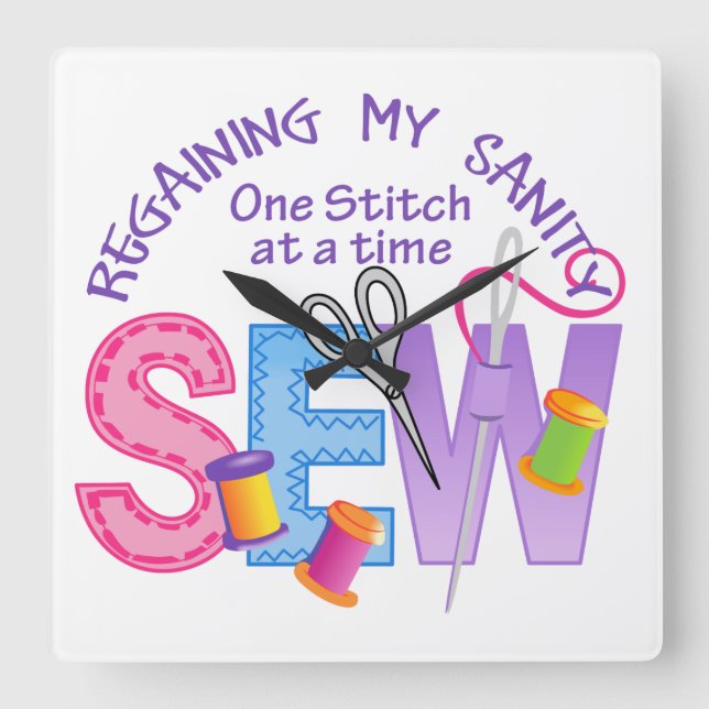 Återigen min Sanitet Fyrkantig Klocka (Framsida)