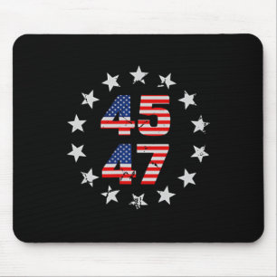 Återigen Trump 2024 American Flagga (på B Musmatta
