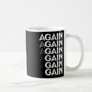 Återigen Vinn Rolig Kroppsbyggande Gym Träningspre Kaffemugg