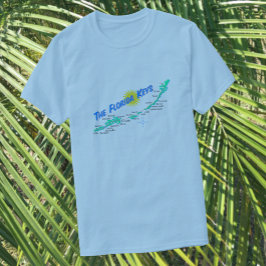 Återillustration av Florida Nycklar Karta T-shirt