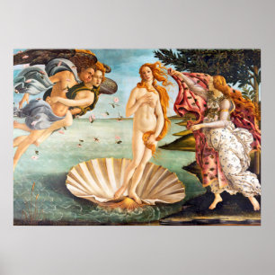 Återinplanterad och uppspeld Botticelli-födelseort Poster