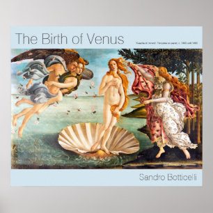 Återinplanterad och uppspeld Botticelli-födelseort Poster