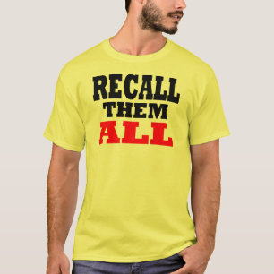 Återkalla alla dem t shirt