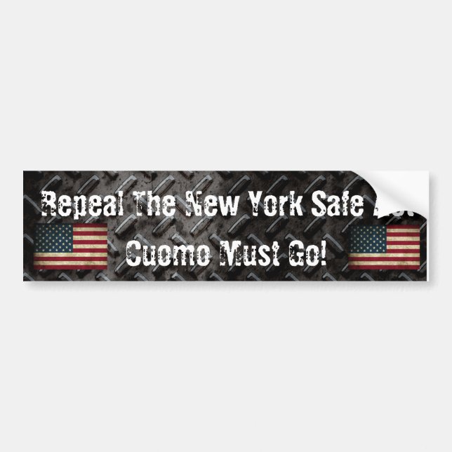Återkalla den New York kassaskåpet agerar Cuomo Bildekal (Framsidan)