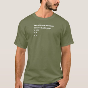 Återkalla frågeformulär t shirt