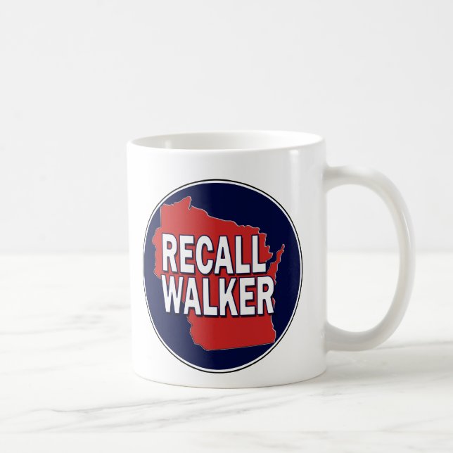 Återkalla guvernör Scott Walker Kaffemugg (Höger)