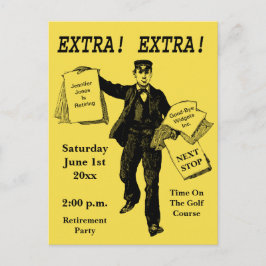 Återkalla - Spara datuminbjudan i Pension Inbjudan Vykort