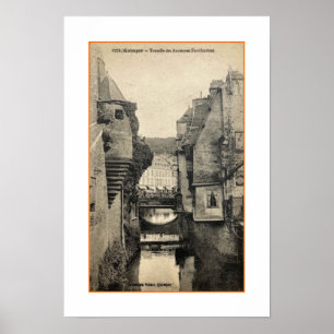 ÅTERKALLAD ART: 1 900-TALET KVIMPER FRANKRIKE POST POSTER