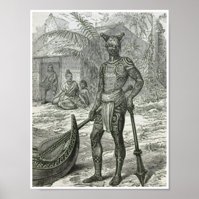 ÅTERKALLAD BÄR ART 1800S-ILLUSTRATION POSTER (Framsidan)