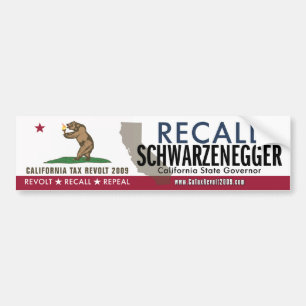 ÅterkallelseSchwarzenegger bildekal