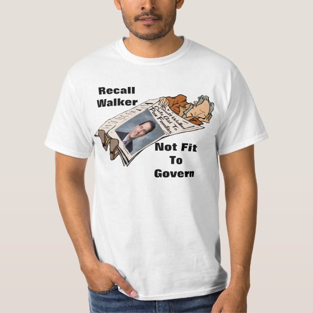 ÅTERKALLELSESCOTT FOTGÄNGARE TEE SHIRT (Framsida)