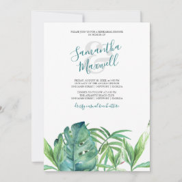 Återkallningsmiddag för Tropical Handflatan Löv 