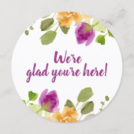 Återkallningsmiddag Tack för att du kort Lila Bloo